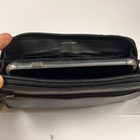 Chanel Classic Black Caviar Leather Long Clutch Zip Around Wallet - Picture 14 of 16